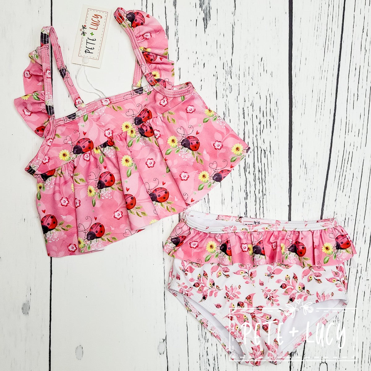 Sweet Ladybugs + Swim 2 Piece